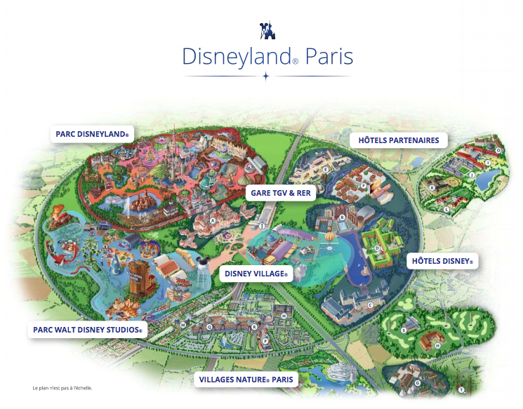 Plan Disneyland Paris