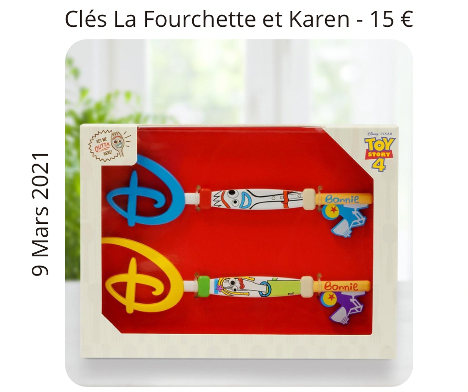 Clés La Fourchette et Karen